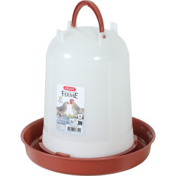 zolux Abbeveratoio in plastica, capacità fino a 3 litri, rosso, da cortile ZO-175611ter Buca per l'irrigazione