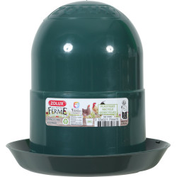 Alimentador de silo em plástico reciclado 2 kg verde para quintal ZO-175667 Alimentador