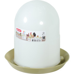 Alimentador de silo de plástico 2 kg verde para quintal ZO-175661lic Alimentador
