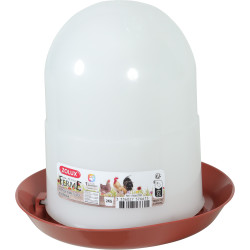 zolux 2 kg red plastic silo feeder for backyard use Feeder