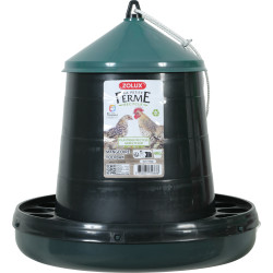zolux Silo feeder in green recycled plastic, capacity 4 kg, low yard Feeder