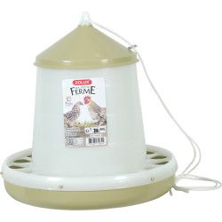 zolux Alimentatore a silo in plastica verde, capacità 4 kg, cantiere basso ZO-175662lic Alimentatore