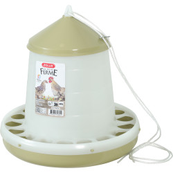 zolux Green plastic silo feeder, 4 kg capacity, backyard Feeder