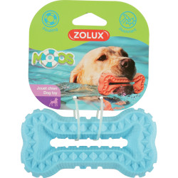 Moos TPR 13 cm x 2,5 cm blauw drijvend botspeeltje voor honden zolux ZO-479092BLE Hondenspeeltje