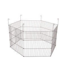 zolux Hexagonal metal outdoor playpen ø 120 x H 61 cm for rodents Enclosure