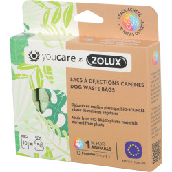 zolux Dog poop bag, 10 rolls of 15 bags. Collection of excrement