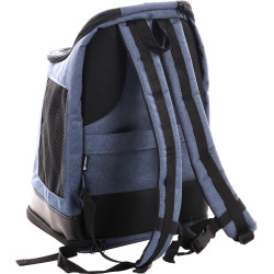 Flamingo Nestor blue backpack 35 x 30 x47 H for dog max 7 kg carrying bags
