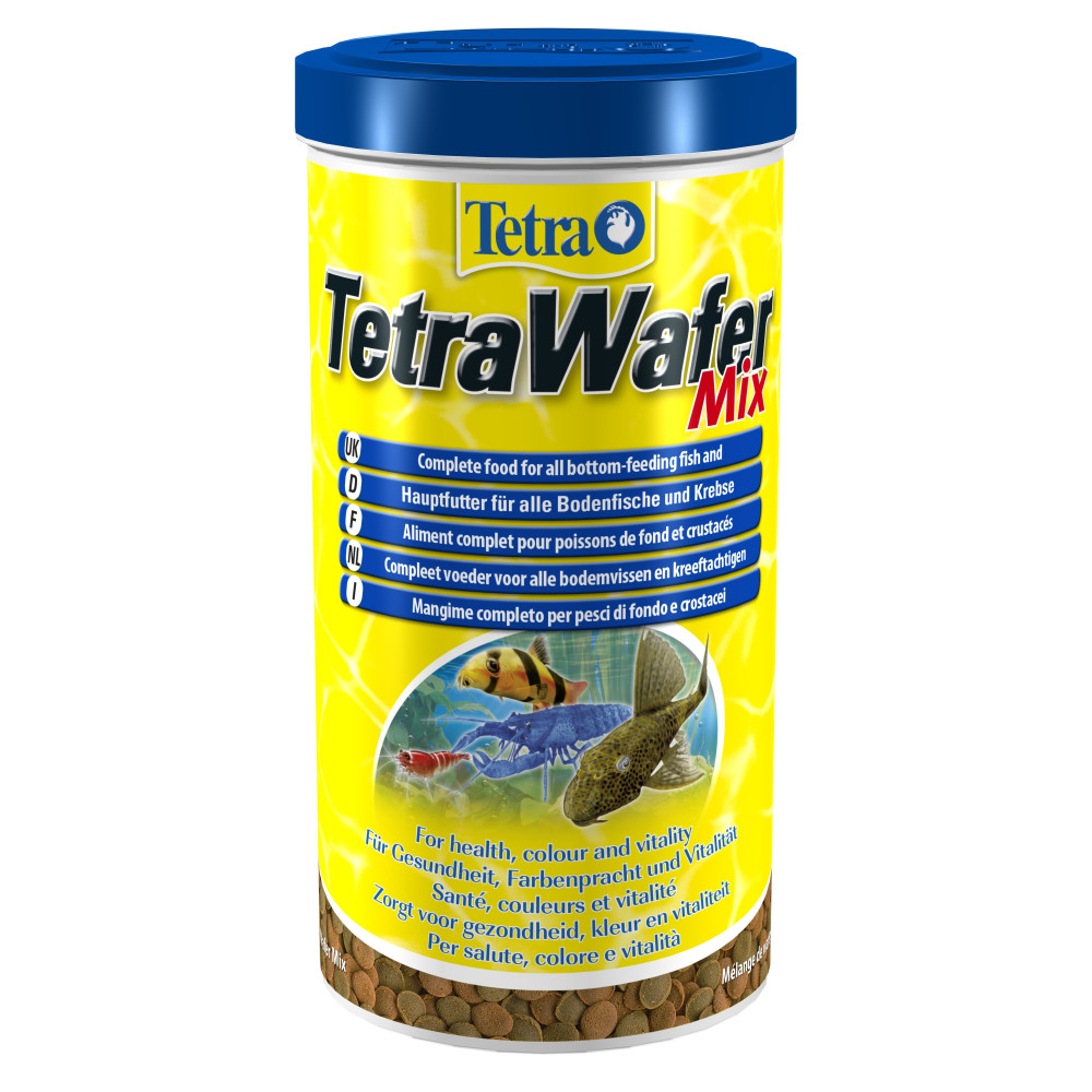 Tetra Wafermix nourriture poisson de fond et crustacés 480 g -1000 ml Nourriture poisson