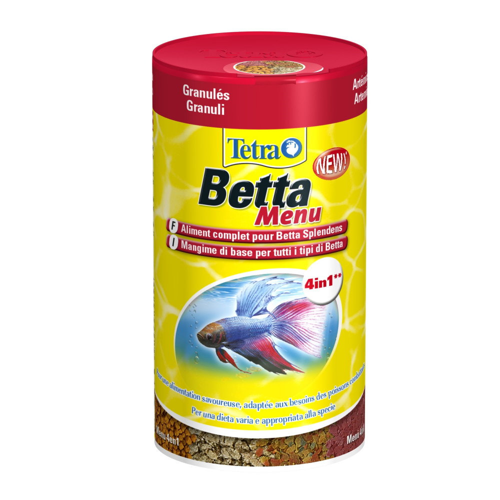 Tetra Betta menu 38 g - 100 ml. pour Betta Splendens Nourriture poisson