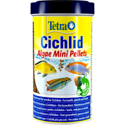 Tetra Cichlid Algae mini 170 g 500 ml para ciclídeos ZO-197503 Alimentação