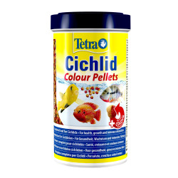 Tetra Cichlid color pellets 165 g 500 ml para ciclídeos ZO-197404 Alimentação