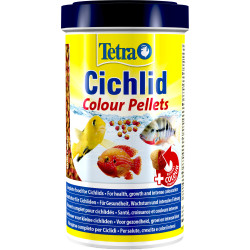 ZO-197404 Tetra Tetra Cichlid color pellets 165 g 500 ml para cíclidos Alimentos