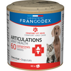 Francodex Artikulationen Für Hunde und Katzen, Schachtel mit 60 Tabletten. FR-170388 Nahrungsergänzungsmittel