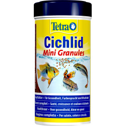 Tetra Tetra Cichlid mini granules 110 g 250 ml Futter für Cichliden von 3 bis 6 cm Größe ZO-146518 Essen
