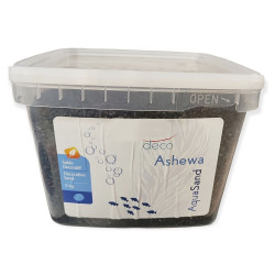 Cascalho decorativo 2-3 mm de areia preta Ashewa aquaSand 5 kg. para aquário ZO-346265 Solos, substratos