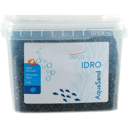 zolux Decorative gravel 2-3 mm black Ashewa aquaSand 5 kg. for aquarium Soils, substrates