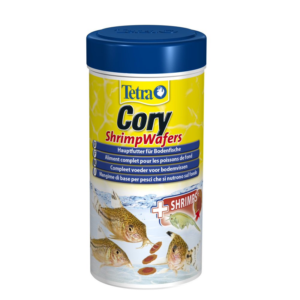 Tetra Cory shrimp Wafers 105g - 250 ml alimento para Corydoras ZO-257429 Alimentação