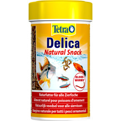 ZO-741577 Tetra Delica Larvas de mosquito 8g - 100 ml alimento para peces ornamentales Alimentos