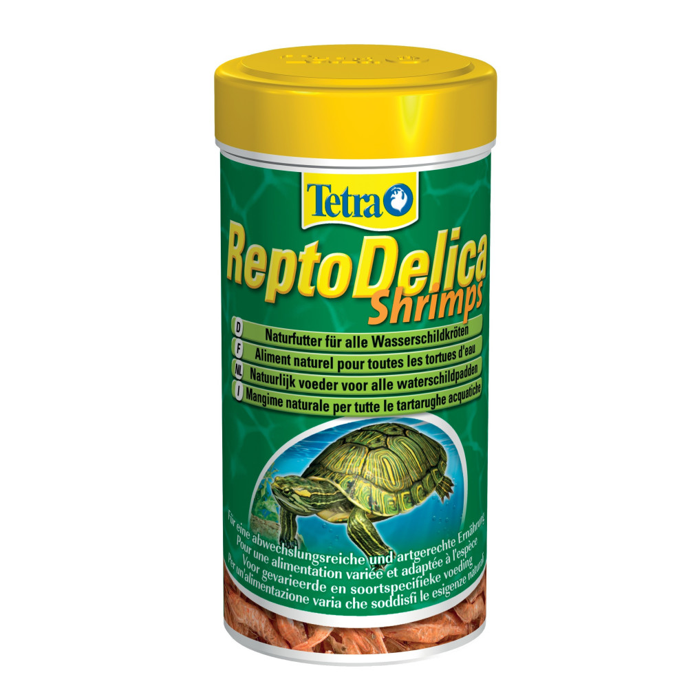 Tetra Gamberetti essiccati 250ml/20g Reptodelica per tartarughe d'acqua ZO-377335 Cibo