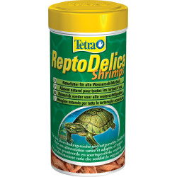 Tetra Crevettes séchés 250ml/20g Reptodelica pour les tortues d'eau Nourriture