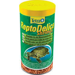 Tetra Crevettes entières séchés 100 g - 1L pour toutes les tortues d'eau Nourriture