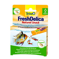 Tetra Friandises Daphnies" Daphnia" en gel 16 sticks de 3 g Fresh Delica nourriture pour Poissons d'ornement Nourriture poisson
