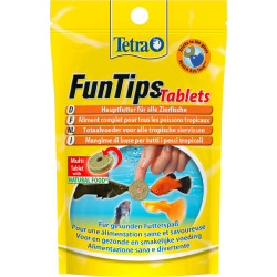 Tetra Complete feed for all tropical fish 8 g - 20 Funtips Tablets Food