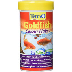 Tetra Goldfish Farbflocken 52g - 250ml Alleinfuttermittel für Goldfische ZO-183766 Essen
