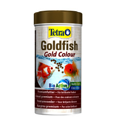 ZO-770249 Tetra Goldfish Gold Couleur 75g - 250ml Alimento completo para carpas doradas Alimentos