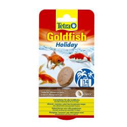 ZO-158764 Tetra Goldfish vacaciones bloque 2 x 12 g. Alimento en gelatina para carpas doradas Alimentos