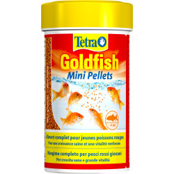 Tetra Goldfish Mini Pellets 42 g -100 ml Alimento completo per giovani pesci rossi ZO-290204 Cibo