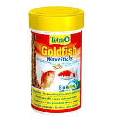 ZO-259188 Tetra Goldfish Wave Sticks 34 g -100 ml Alimento completo para carpas doradas Alimentos