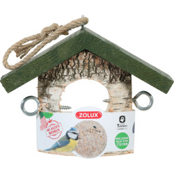 zolux Solid wood grease ball holder for birds support ball or grease loaf