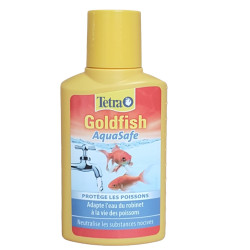 Condicionador de água para aquários GoldFish AquaSafe 100ML ZO-762091 Testes, tratamento de água