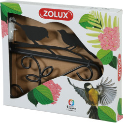 ZO-170588 zolux Soporte de pared para comida de pájaros soporte de la bola o de la almohadilla de grasa