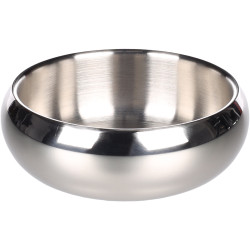 Flamingo 11 cm 370 ml Muna Round Silver dog bowl for food or water Bowl, bowl