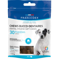 Francodex CHEWS bucco-dentaires 30 Friandises pour chiot et petit chien Friandise chien