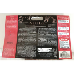 4 reepjes rundvlees 100 g hondensnoepjes zolux ZO-482673 Kauwbaar snoepgoed