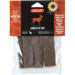 ZO-482640 zolux 5 tiras de venado 100 g golosinas para perros Caramelos masticables
