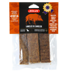 zolux 5 Slices of Wild Boar 100 g dog treats Chewable candy