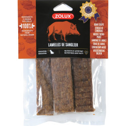 zolux 5 Slices of Wild Boar 100 g dog treats Chewable candy