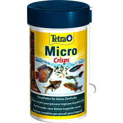 Micro crips alimento completo para pequenos peixes tropicais 39g/100ml ZO-277557 Alimentação