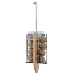 zolux Holder for 8 Bamboo grease balls for birds support ball or grease loaf