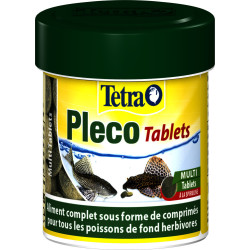 ZO-754799 Tetra Pleco Tabletas Alimento completo para grandes peces herbívoros de fondo 120tabletas Alimentos