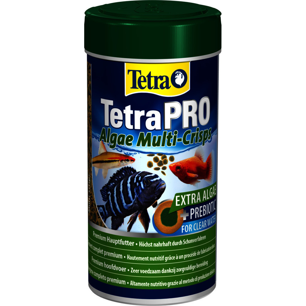 PRO Algae Multi-Crisps premium volledig diervoeder voor vissen 18g/100ml Tetra ZO-138834 Voedsel