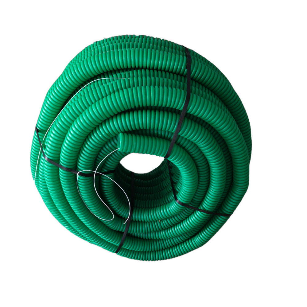Bainha TCP verde ø40 em bobinas de 50 metros com puxador de fio JB-STPCV50040 FAÇA VOCÊ MESMO