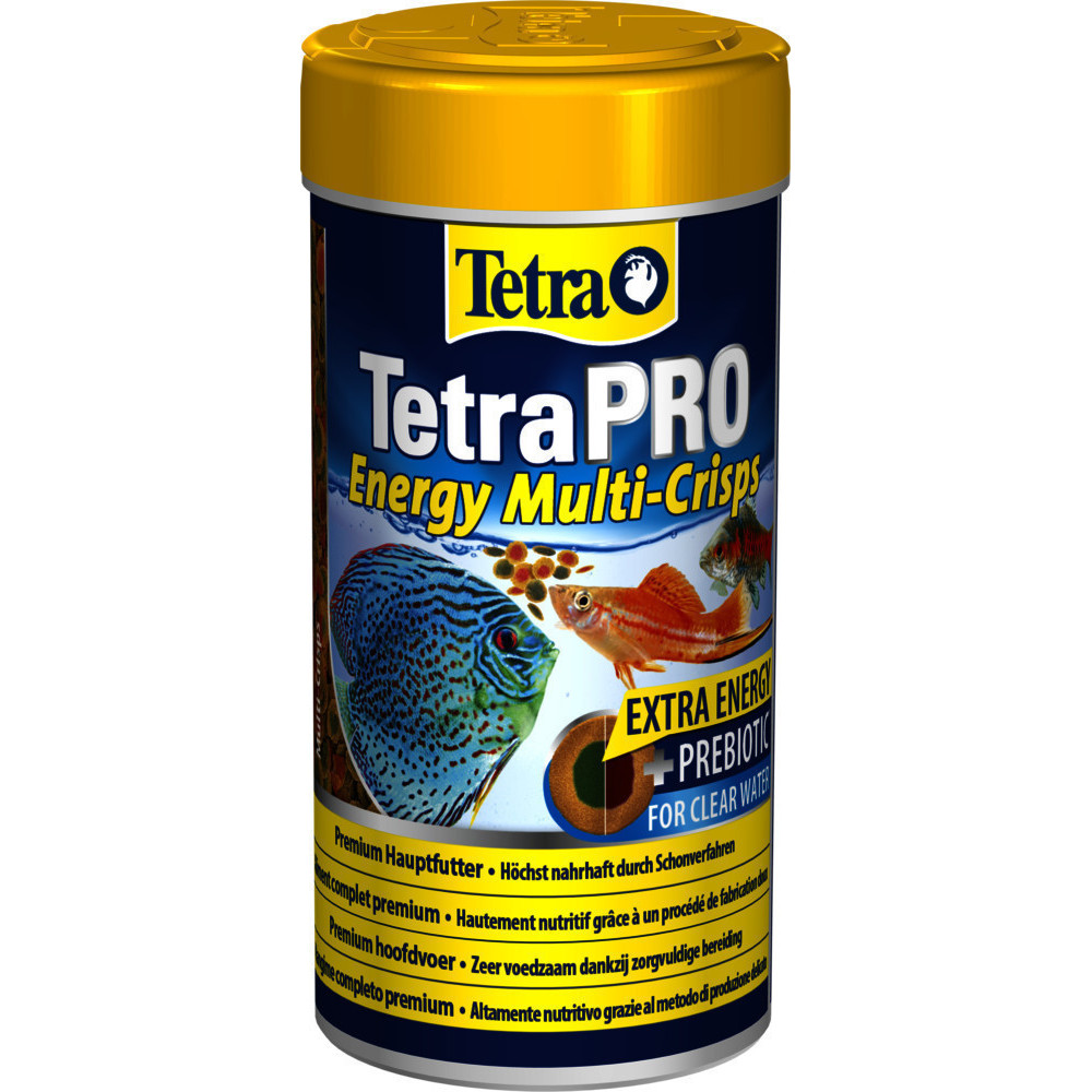Tetra PRO Energy Multi-Crisps Premium Alleinfuttermittel für Fische 55g/250ml ZO-141520 Essen