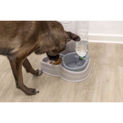 Trixie Distributore di cibo e acqua da 1,5 kg per cani e gatti TR-24763 Distributore d'acqua, cibo