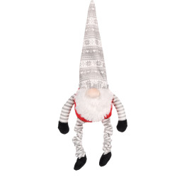 Flamingo Bardo 58 cm grey and red gnome Christmas toy for dogs Plush for dog