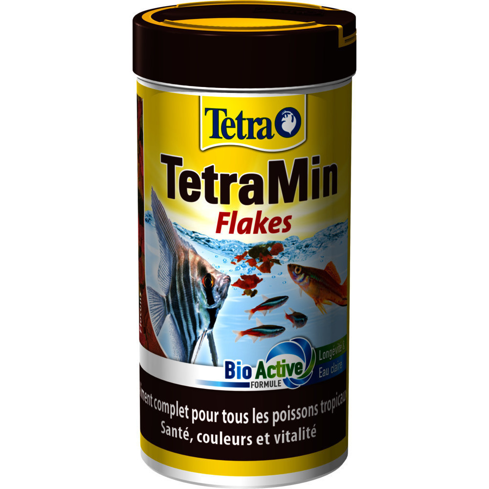 Tetra Min Flakes alimentation pour poissons d'ornement 200g/1000ml Nourriture poisson